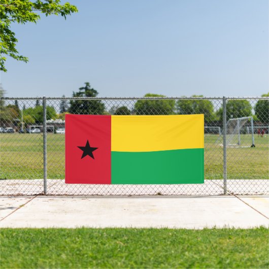 Flag Guinee-Bissau Spandoek (Insitu)