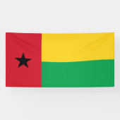 Flag Guinee-Bissau Spandoek (Horizontaal)