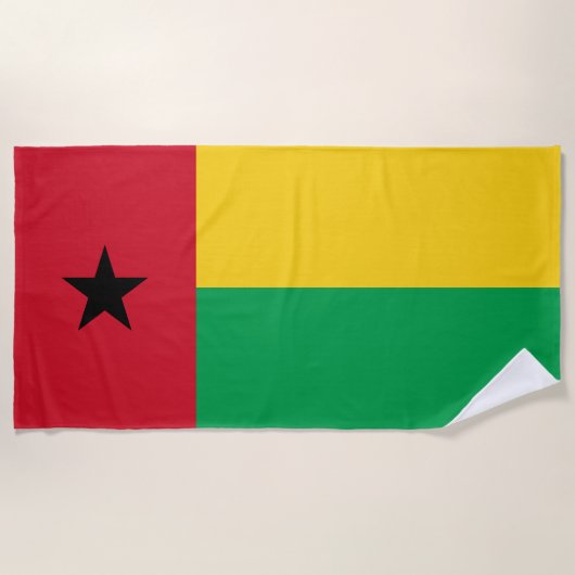 Flag Guinee-Bissau Strandlaken (Voorkant)