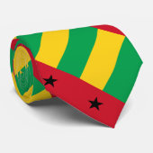 Flag Guinee-Bissau Stropdas (Opgerold)
