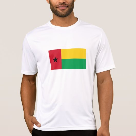 Flag Guinee-Bissau T-shirt (Voorkant)