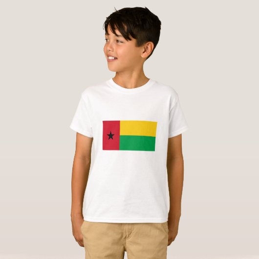 Flag Guinee-Bissau T-shirt (Voorkant volledig)