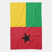 Flag Guinee-Bissau Theedoek (Verticaal)