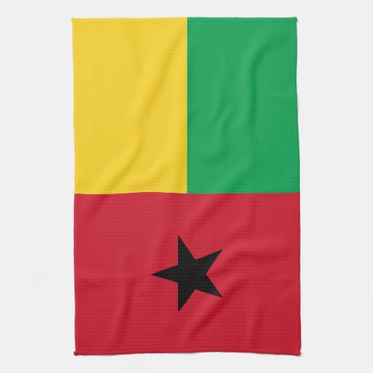 Flag Guinee-Bissau Theedoek (Verticaal)