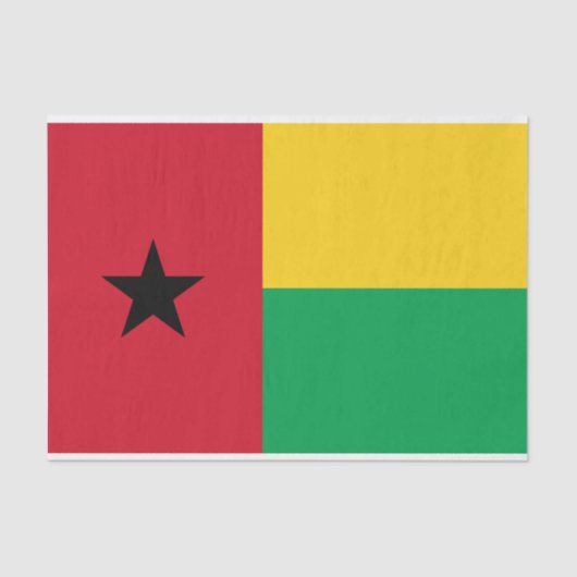 Flag Guinee-Bissau Tissuepapier (Voorkant)