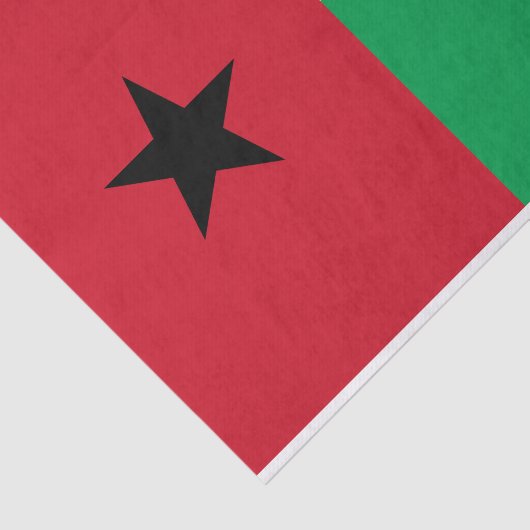 Flag Guinee-Bissau Tissuepapier (Detail)