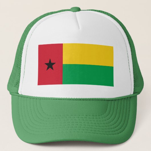 Flag Guinee-Bissau Trucker Pet (Voorkant)