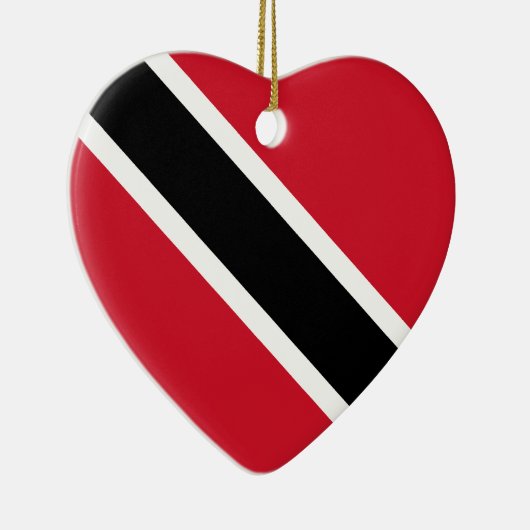 Flag Heart Ornament van Trinidad en Tobago (Rechts)