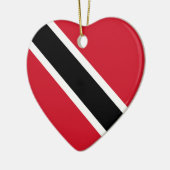 Flag Heart Ornament van Trinidad en Tobago (Links)