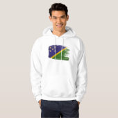 Flag Hoodie op de Salomonseilanden (Voorkant volledig)