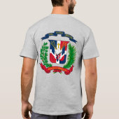 Flag Independence Celebration van de Dominicaanse  T-shirt (Achterkant)