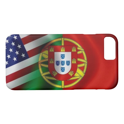 Flag-Iphone Portugal/VS Case-Mate iPhone Case (Achterkant (Horizontaal))