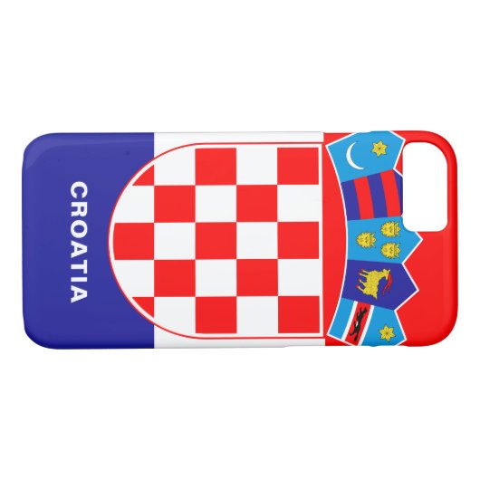 Flag iPhone voor Kroatië Case-Mate iPhone Case (Achterkant (Horizontaal))
