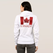 Flag Jacket Souvenir Sport Jacket van de vrouw Hoodie (Achterkant volledig)