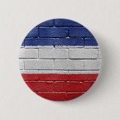 Flag Joegoslavië Ronde Button 5,7 Cm (Voorkant)