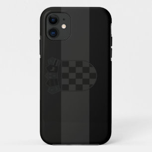 Flag Kroatië Blackout/Stealth Case-Mate iPhone Case