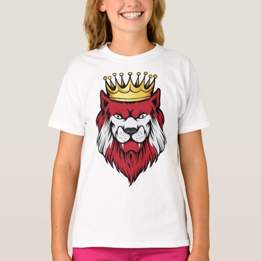 Flag Lion King T-shirt (Voorkant)