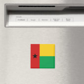 Flag Magnet uit Guinee-Bissau (Insitu (Vaatwasser))