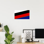 flag mix – Fahne – Flagge Poster (Thuiskantoor)