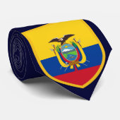 Flag mooie Ecuador Stropdas (Opgerold)