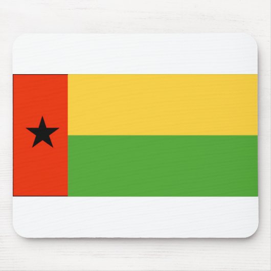 Flag Mousepad in Guinee-Bissau Muismat (Voorkant)