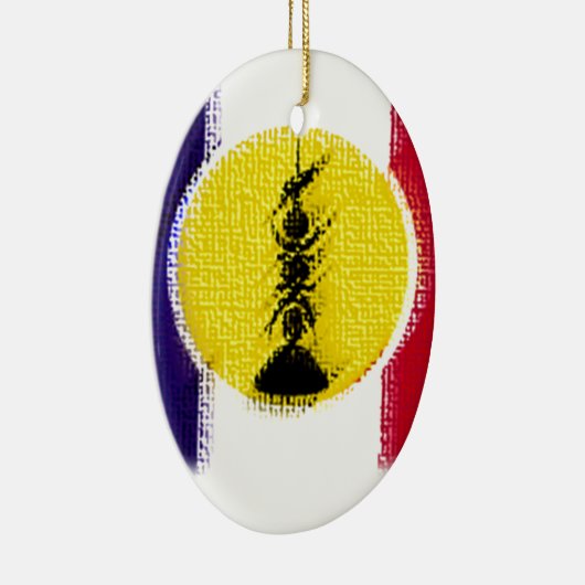 Flag ncl fra knk keramisch ornament (Rechts)