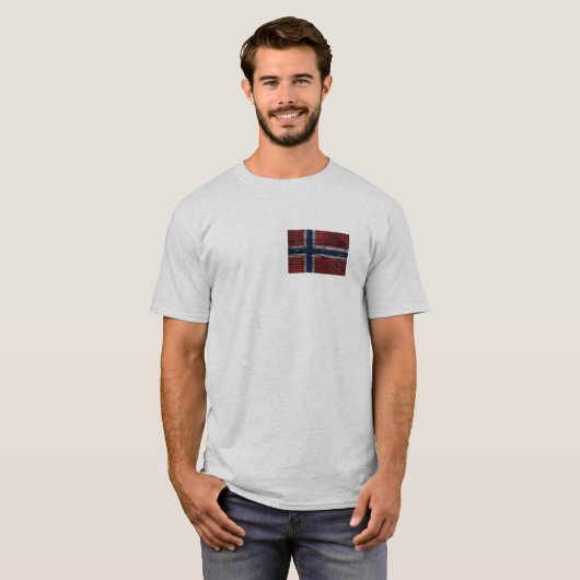 Flag - Norway T-shirt (Voorkant volledig)