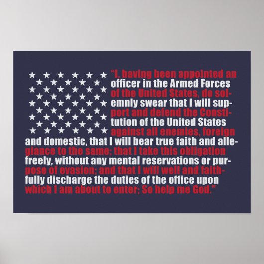 Flag Oath-commissie Poster (Voorkant)