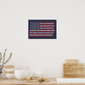 Flag Oath-commissie Poster (Keuken)