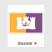 Flag of Aberdeen county (Aberdeenshire), Scotland Sticker (Vel)