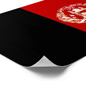 Flag of Afghanistan Poster (Hoek)