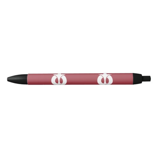 Flag of Aichi Prefecture, Japan Zwarte Inkt Pen (Voorkant)