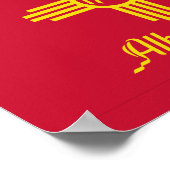 Flag of Albuquerque, New Mexico Poster (Hoek)