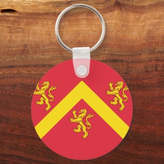 Flag of Anglesey Keychain (Achterkant)