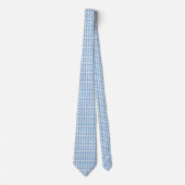 Flag of Argentina Geometric Hexagon Pattern Stropdas (Voorkant)