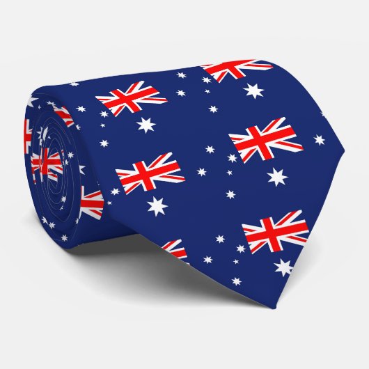 Flag of Australia Stropdas (Opgerold)