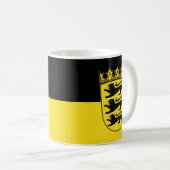 Flag of Baden-Württemberg Coffee Mug Koffiemok (Voorkant rechts)