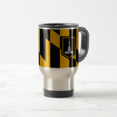 Flag of Baltimore Travel Mug Reisbeker (Voorkant rechts)