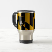 Flag of Baltimore Travel Mug Reisbeker (Voorkant links)
