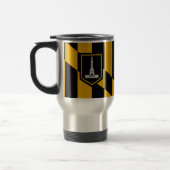 Flag of Baltimore Travel Mug Reisbeker (Links)