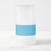 Flag of Bavaria Frosted Glass Beer Mug Matglas Bierpul (Center)