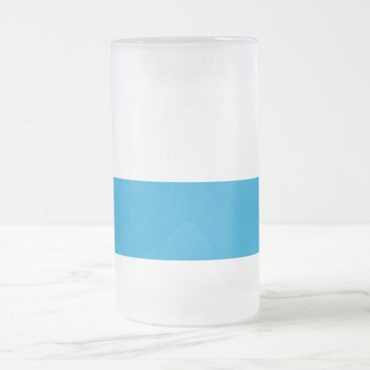 Flag of Bavaria Frosted Glass Beer Mug Matglas Bierpul (Center)