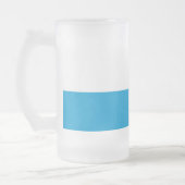 Flag of Bavaria Frosted Glass Beer Mug Matglas Bierpul (Links)