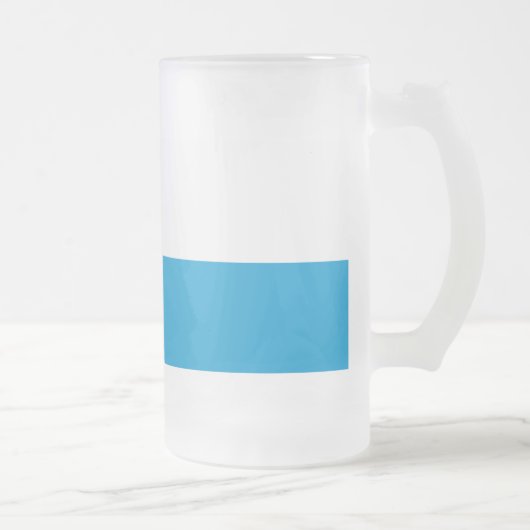 Flag of Bavaria Frosted Glass Beer Mug Matglas Bierpul (Rechts)