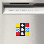 Flag of Bedfordshire Magnet (Insitu (Vaatwasser))