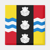 Flag of Bedfordshire Magnet (Voorkant)