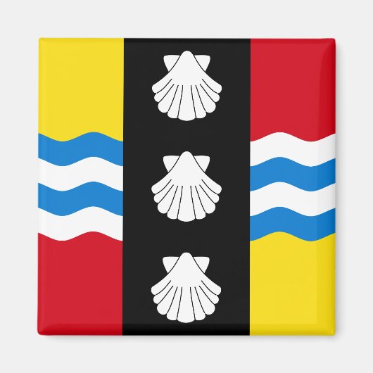 Flag of Bedfordshire Magnet (Voorkant)