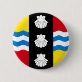 Flag of Bedfordshire Ronde Button 5,7 Cm (Voorkant)