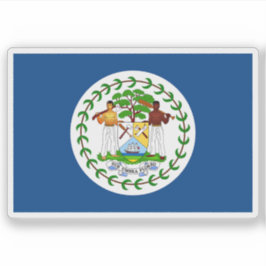 Flag of Belize (1950-1981) Sticker