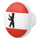 Flag of Berlin Ceramic Knob Keramische Knop (Rechts)